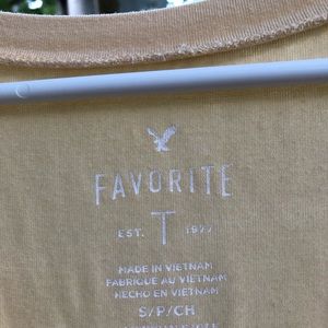 American Eagle Outfitters Tops - Yellow American Eagle Top American Eagle Outfitters Tops - Yellow American Eagle Top